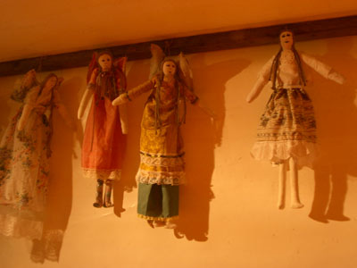 Puppenengel auf dem Sternenmarkt im Kutschstallhof