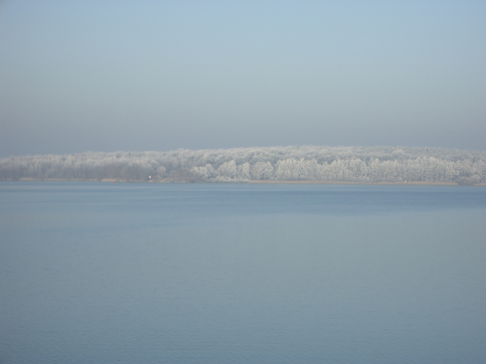 Blick �ber den Jungfernsee am 23.12.07