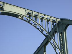 Detailaufnahme der Glienicker Brücke