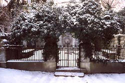 der Bornstedter Friedhof im Winter