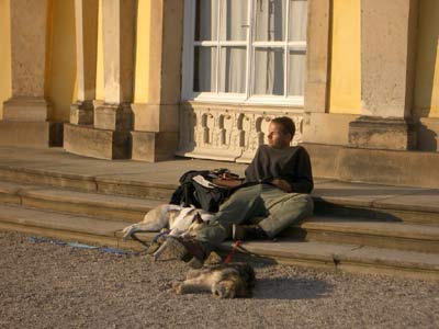 auf der Terasse von Sanssouci auf der Terasse von Sanssouci