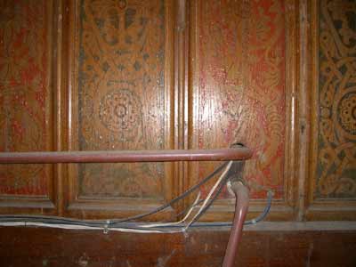 Detail der Wandvertäfelung im Kaiserinnenzimmer Detail der Wandvertäfelung im Kaiserinnenzimmer