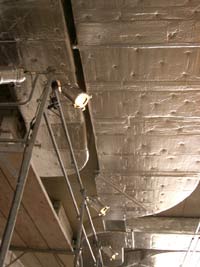 und noch kann man die Lüftungsschächte sehen