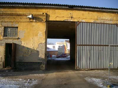 Pferdestall mit Durchblick zum Schirrhof Pferdestall mit Durchblick zum Schirrhof