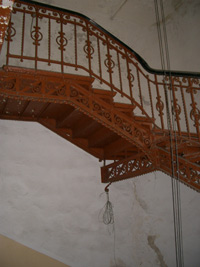 Brockesches Haus, rote Treppe